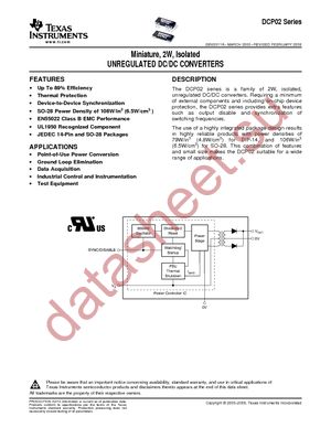 DCP022415DU datasheet  